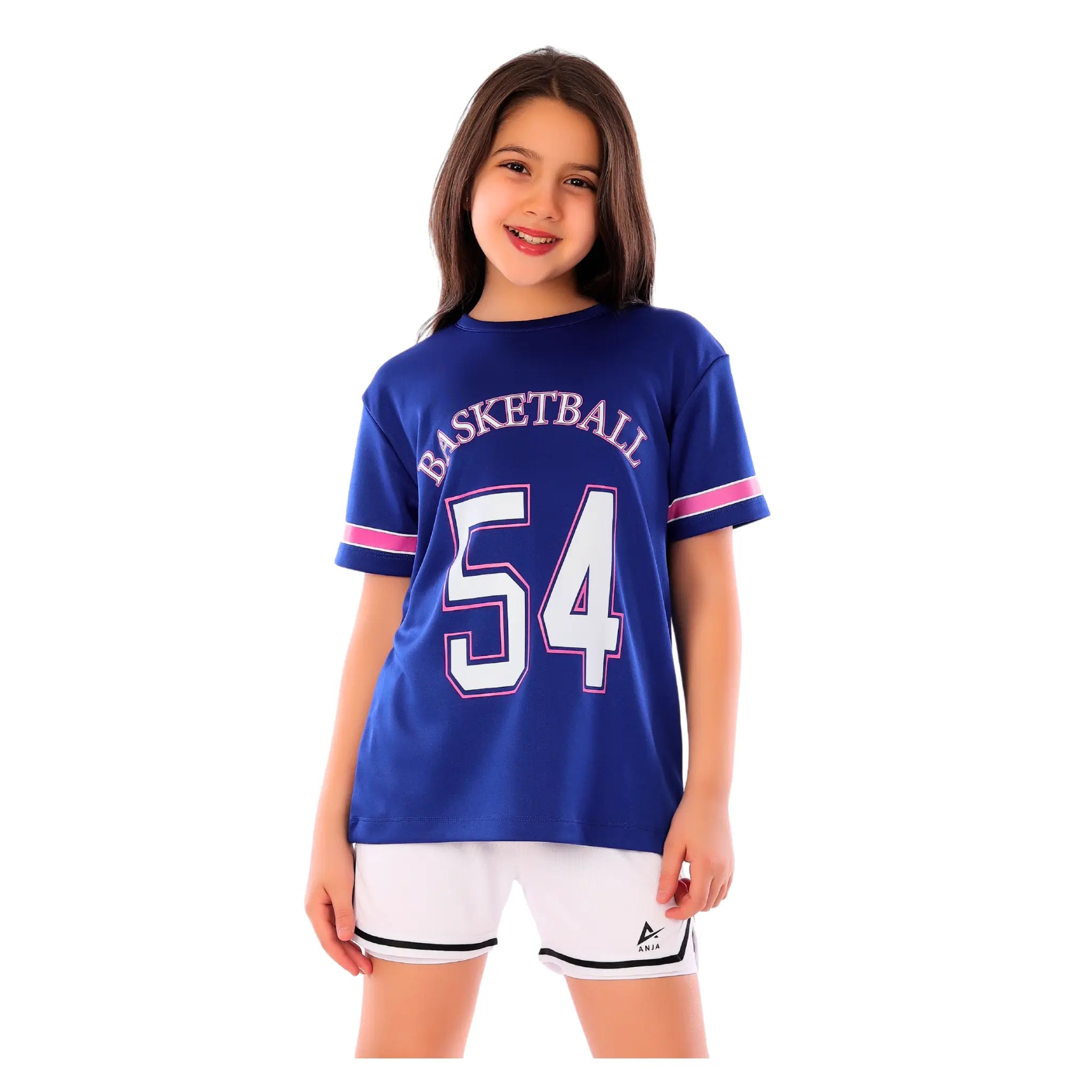 Basketball 77 Graphic T-Shirt - Blue
