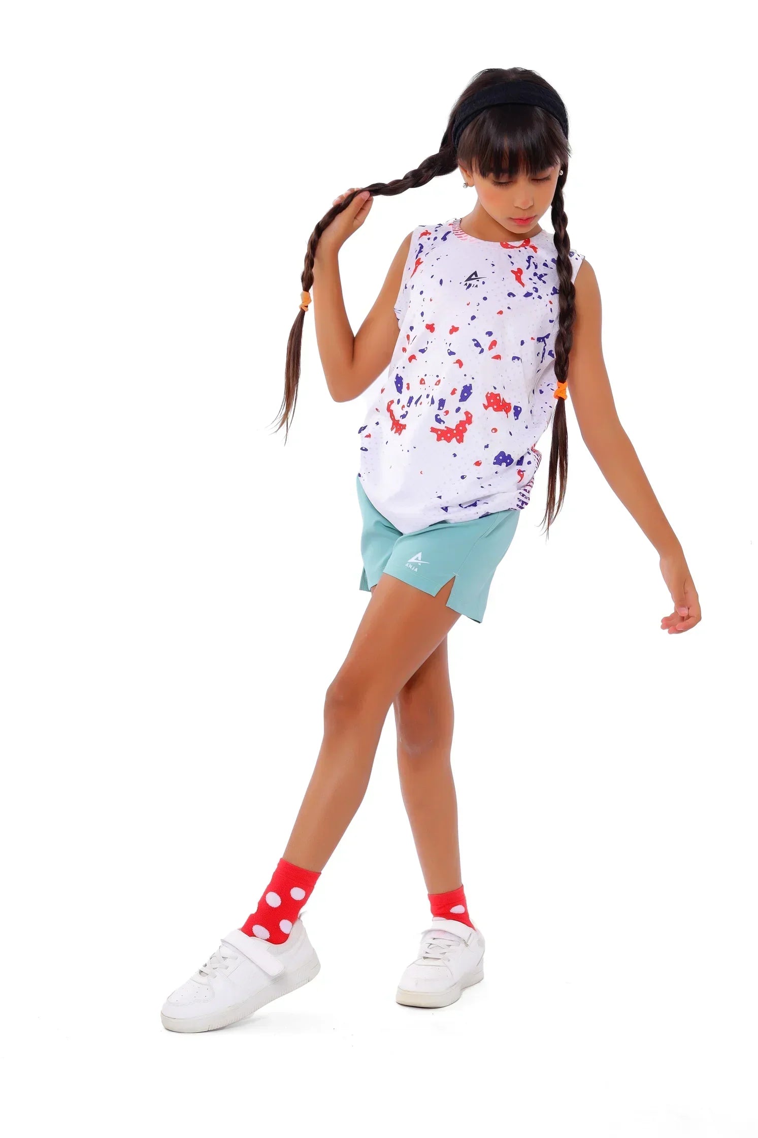Paint Splash Tank Top - White
