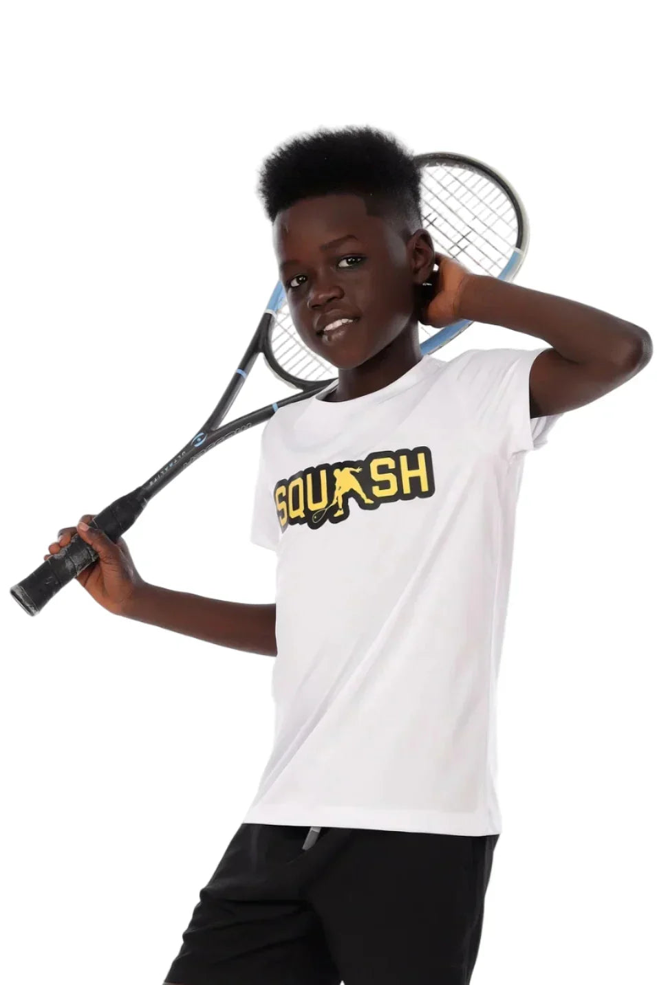 Squash Graphic Athletic T-Shirt - White
