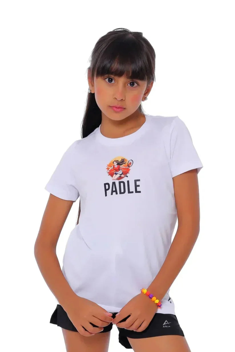 Padel Graphic T-Shirt - White