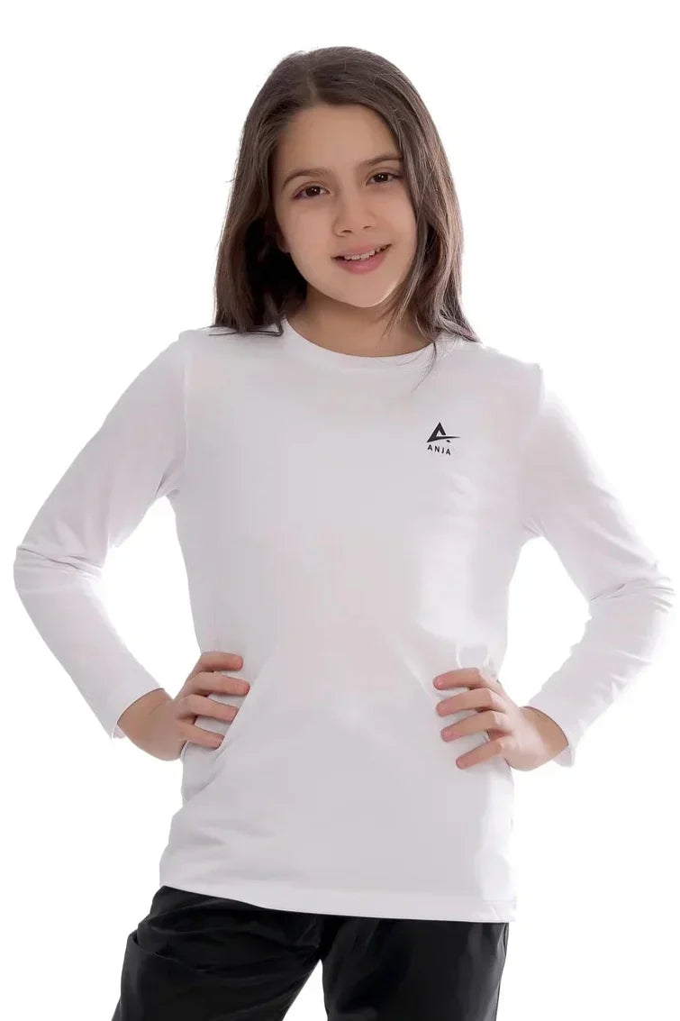Essential Long Sleeve Performance T-Shirt - White