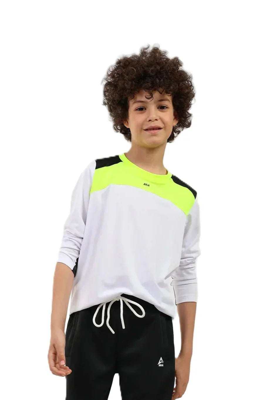 Block Performance Long Sleeve T-Shirt - White