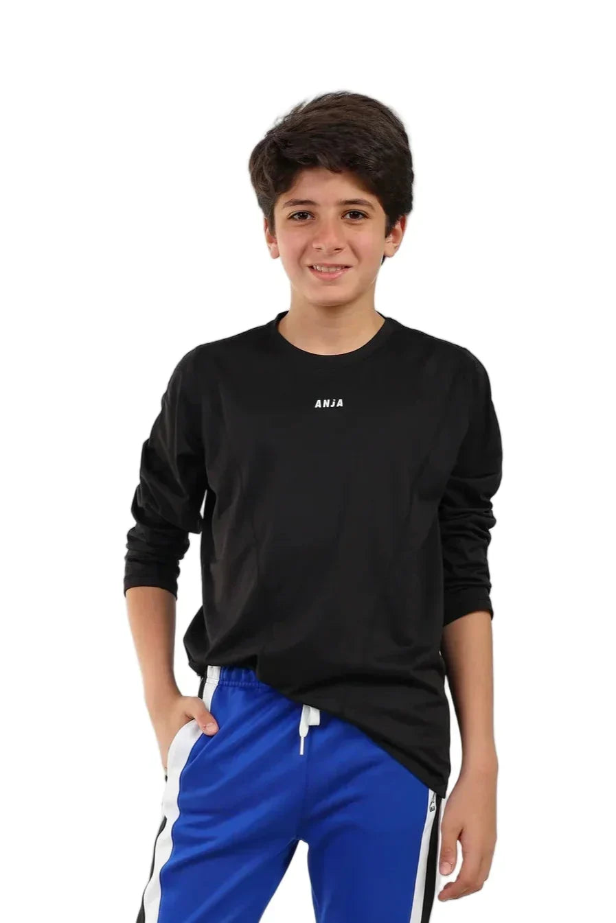 Basic Long Sleeve T-Shirt - Black