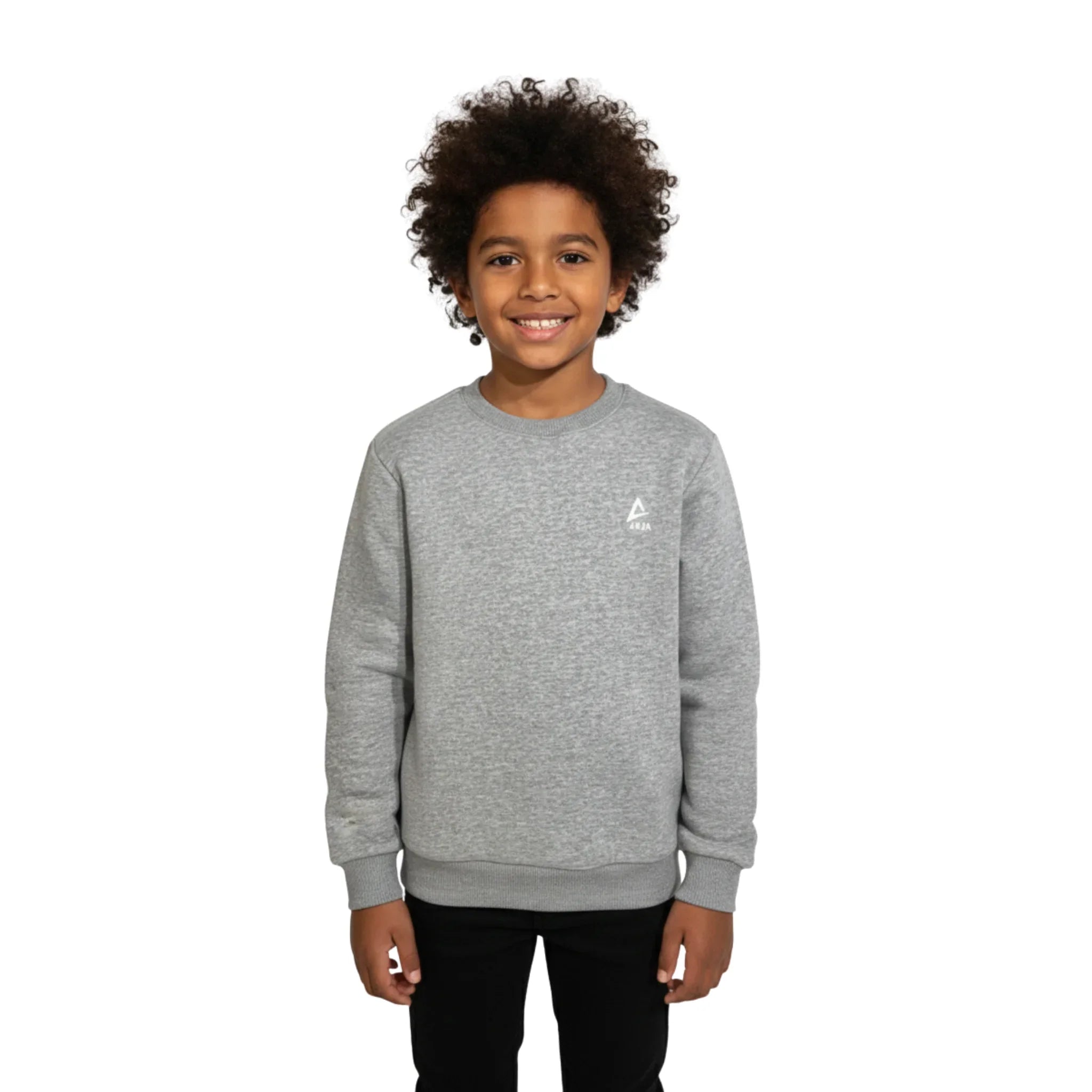 Plain Crewneck Sweatshirt - Grey