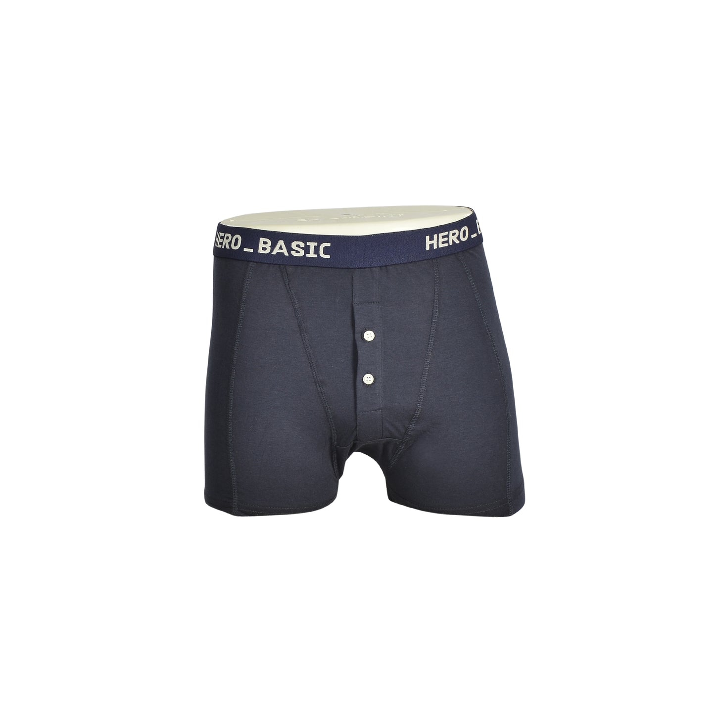 Cotton Solid Boxer Set of 4 with Free Boxer – Navy