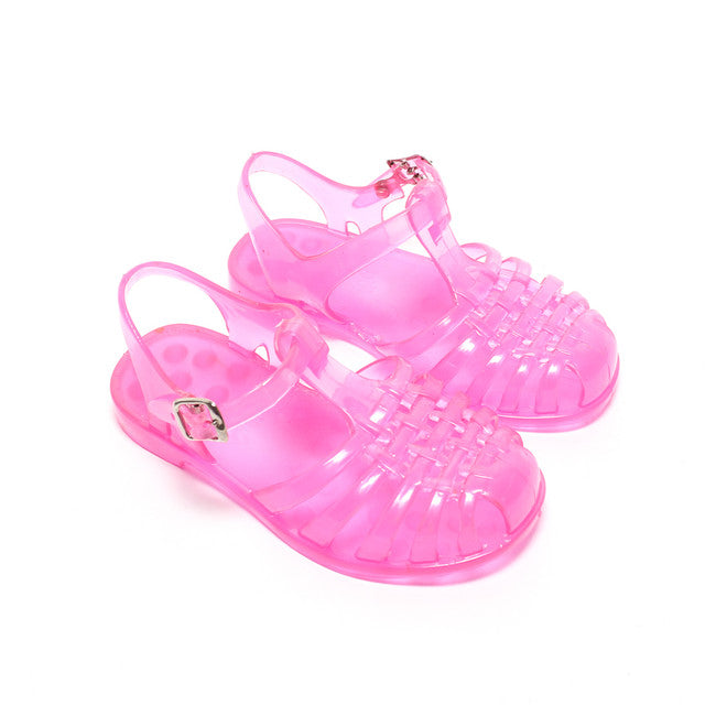 Jelly Fisherman Sandals - Fuchsia