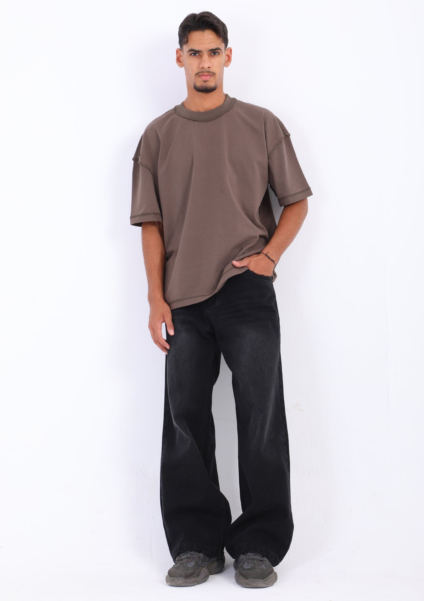 Wide Leg Jeans - Black