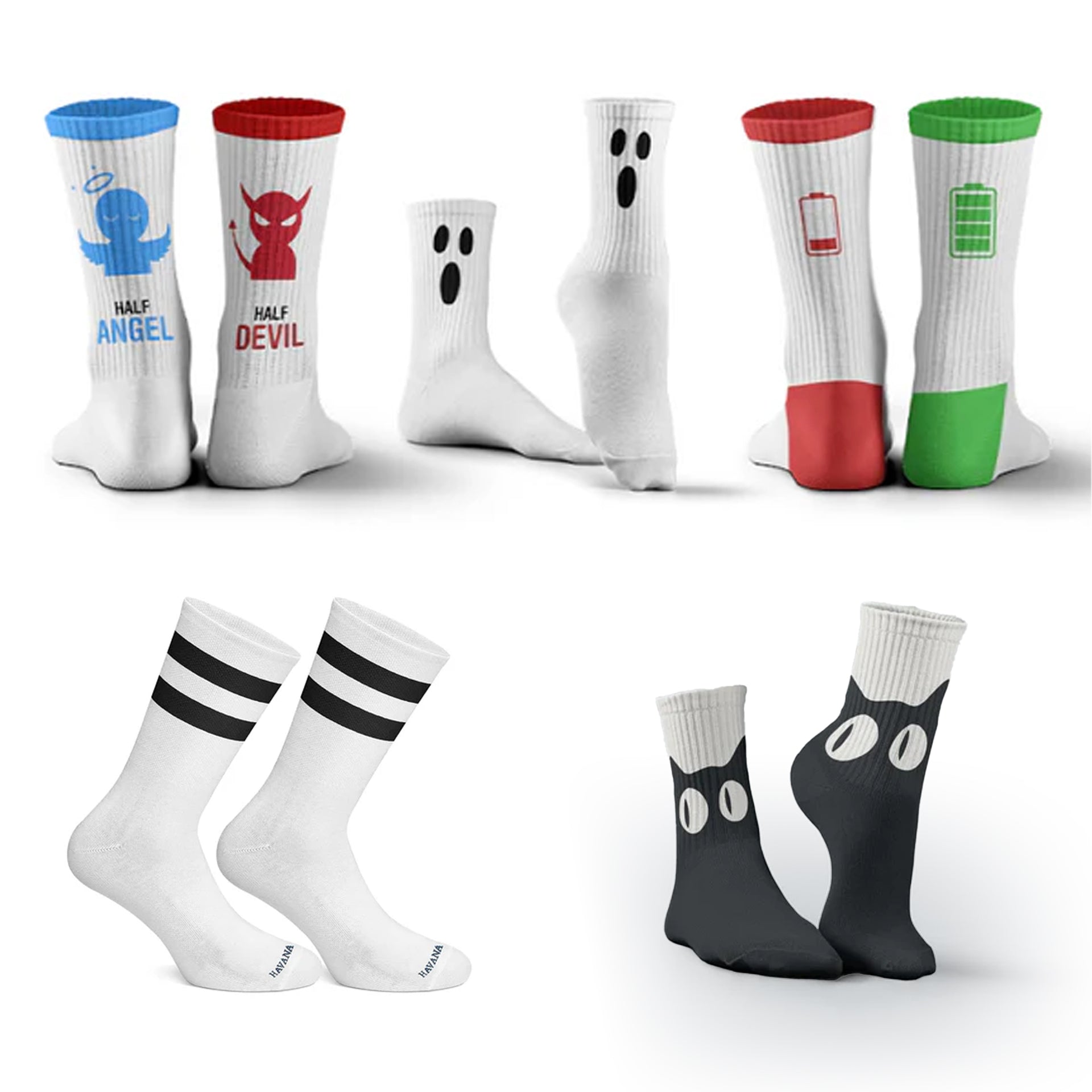 Cotton Crew Socks – Set Of 5