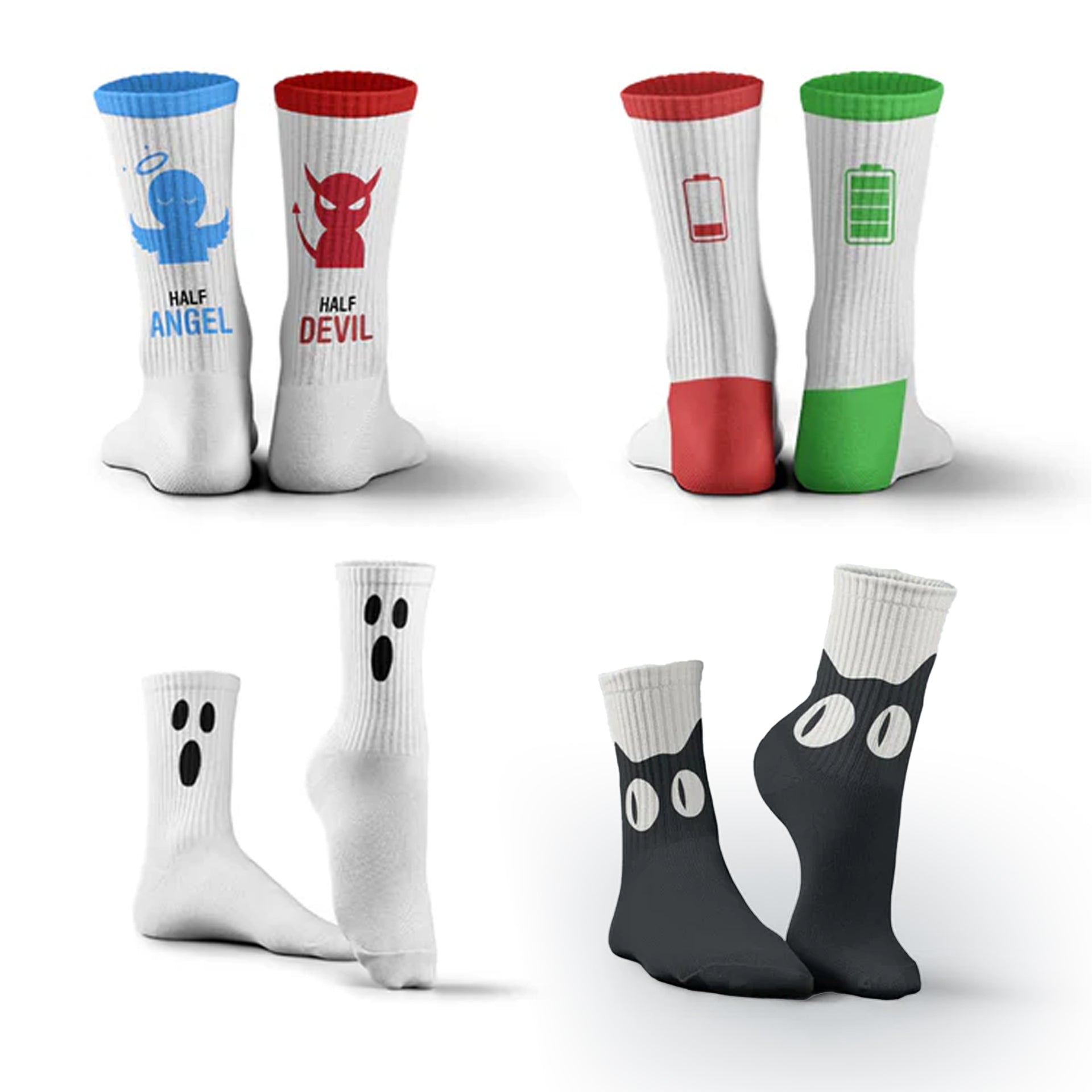 Cotton Crew Socks – Set Of 4