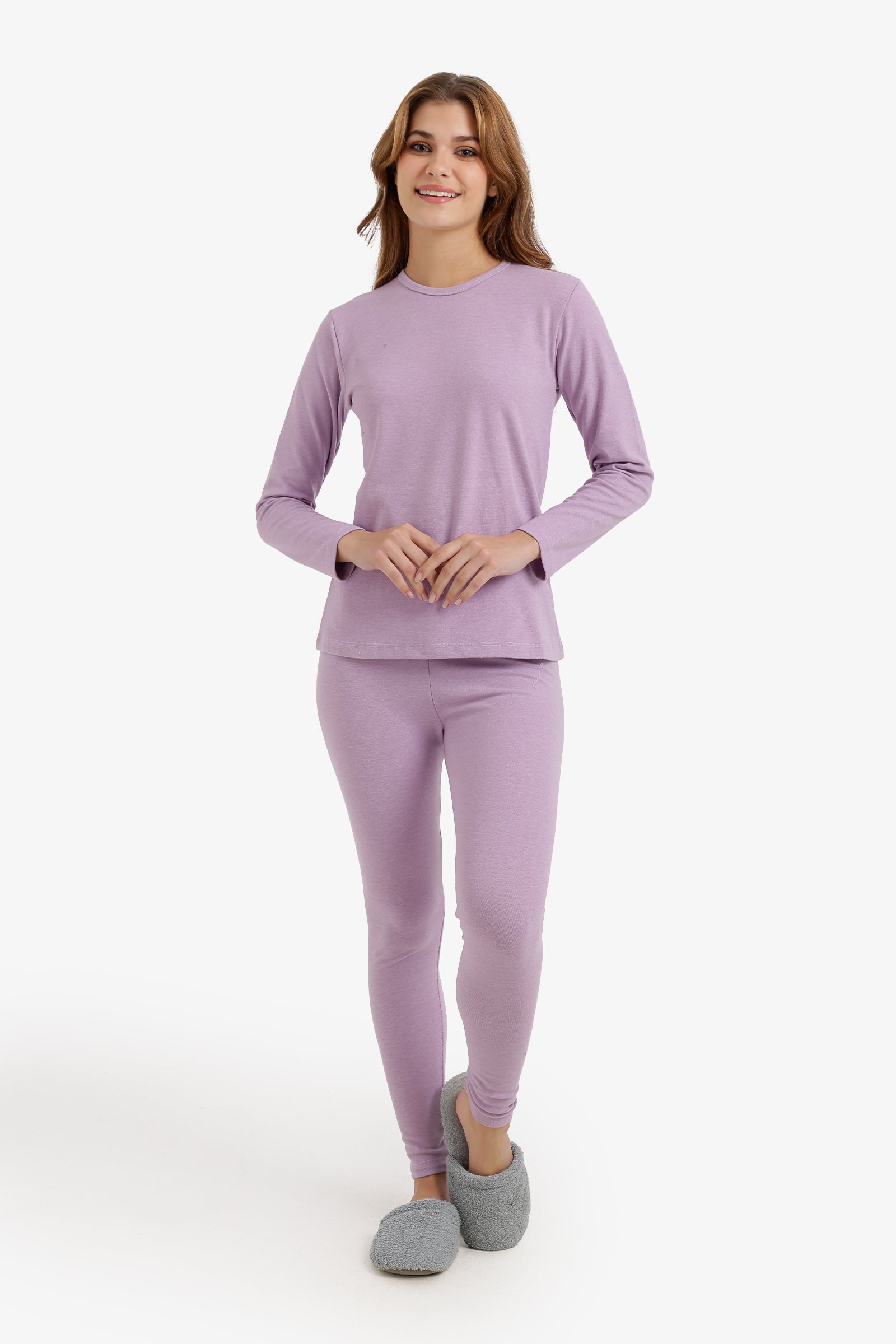 Long Sleeve Thermal Set - Purple