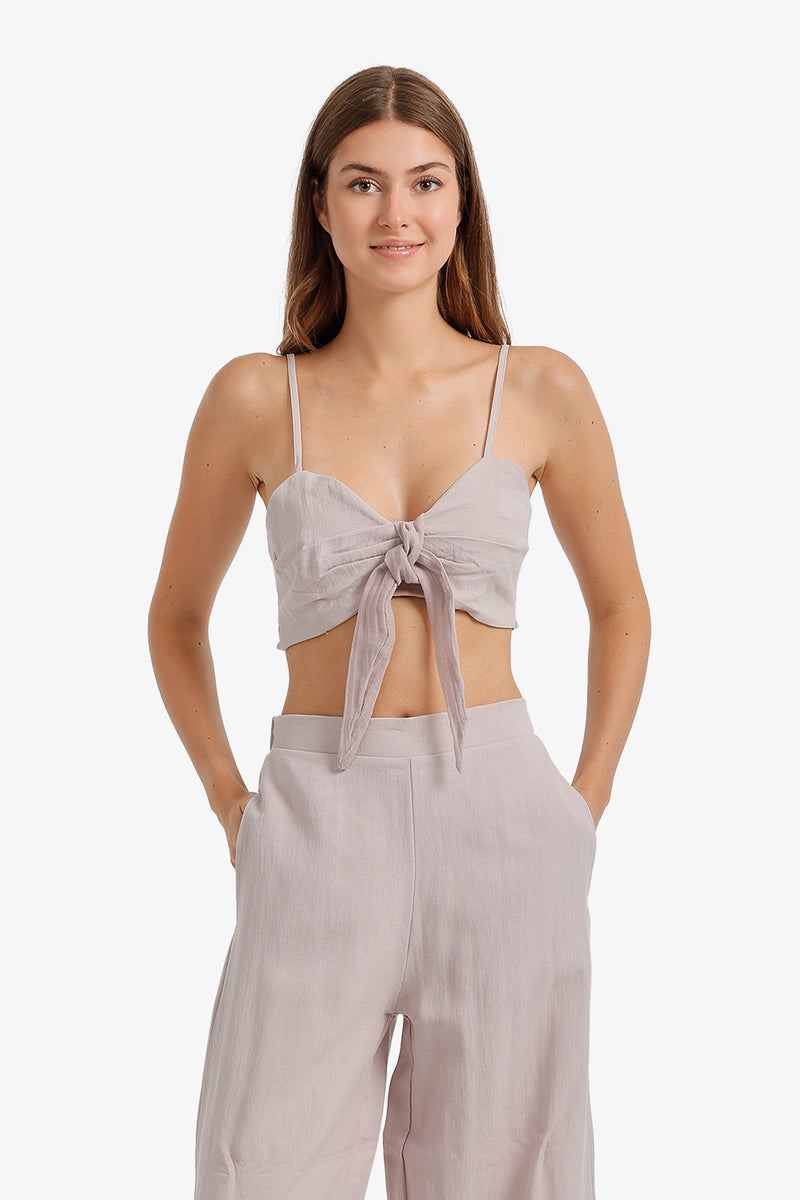 Kimono Style 3-Piece Pajama Set – Pale Peach