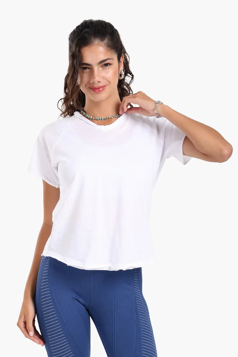 Basic Cotton T-Shirt - White
