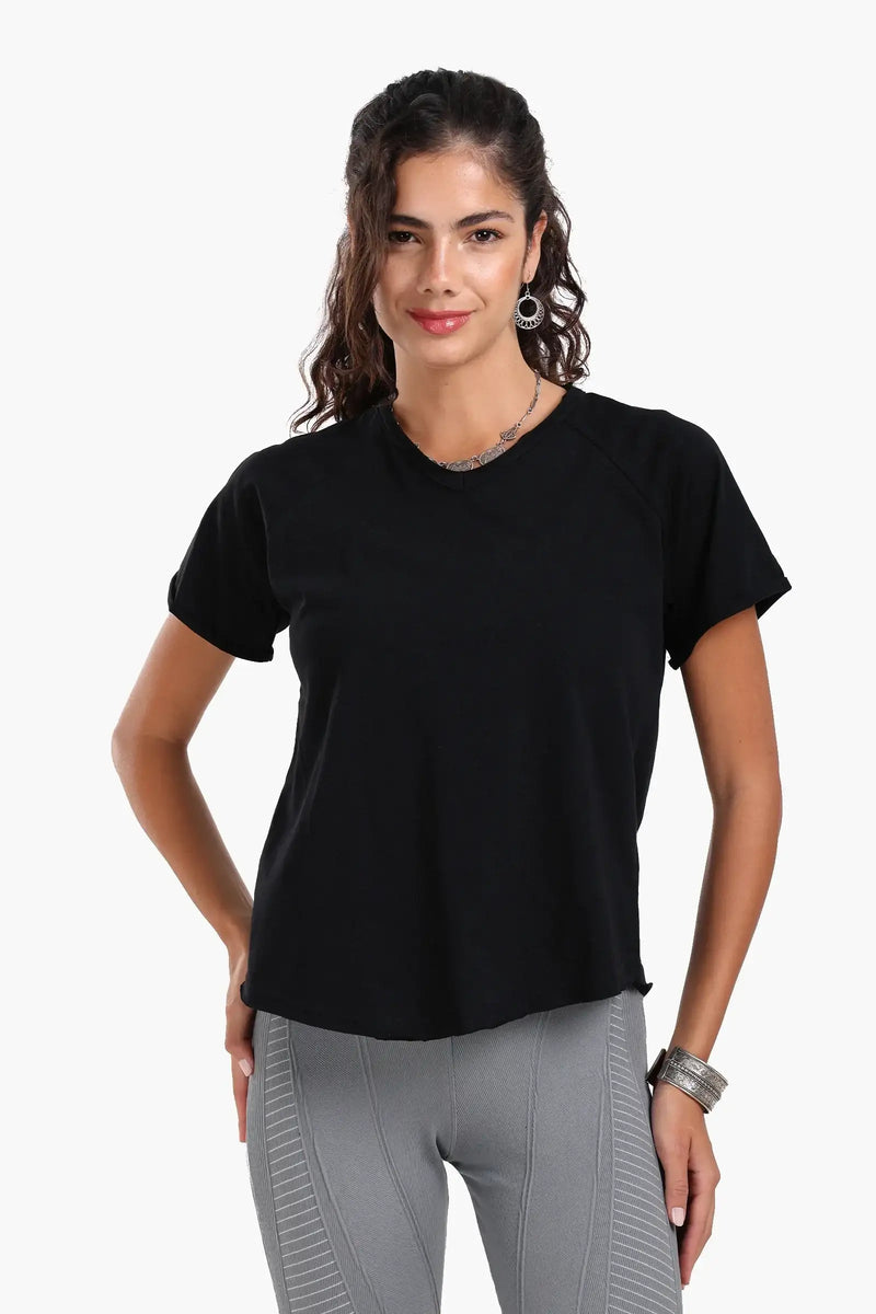 Basic Cotton T-Shirt - Black