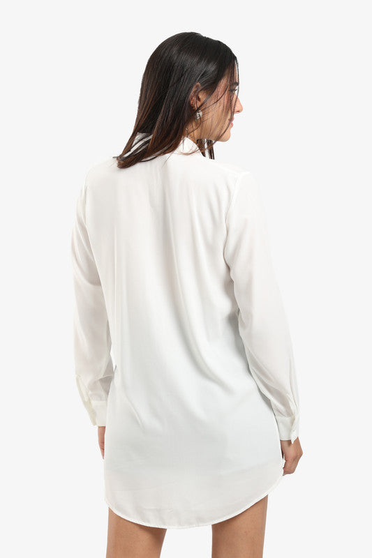 Poplin Solid Shirt - Off White