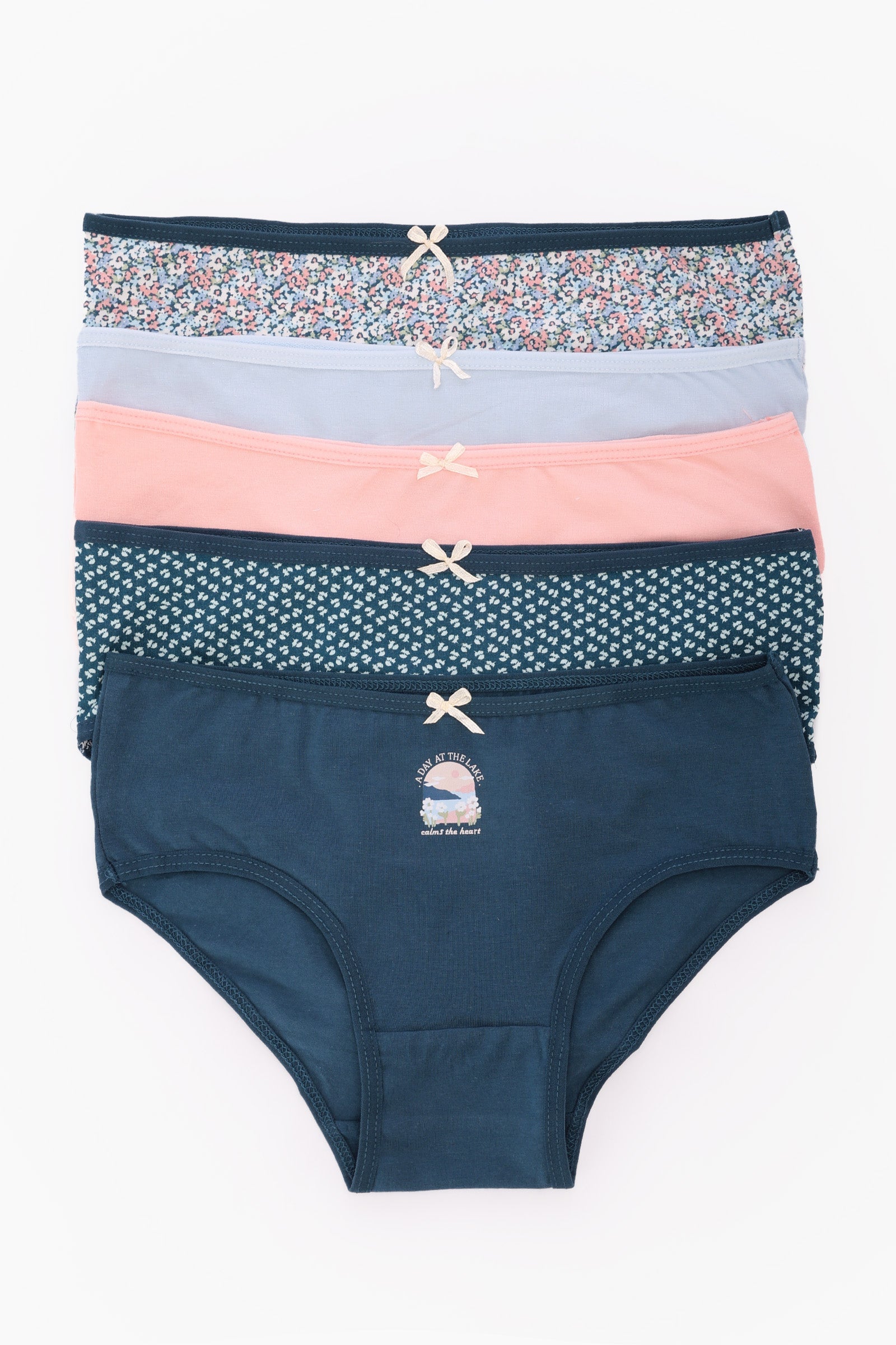 Pack of 5 Colored Brief Panties