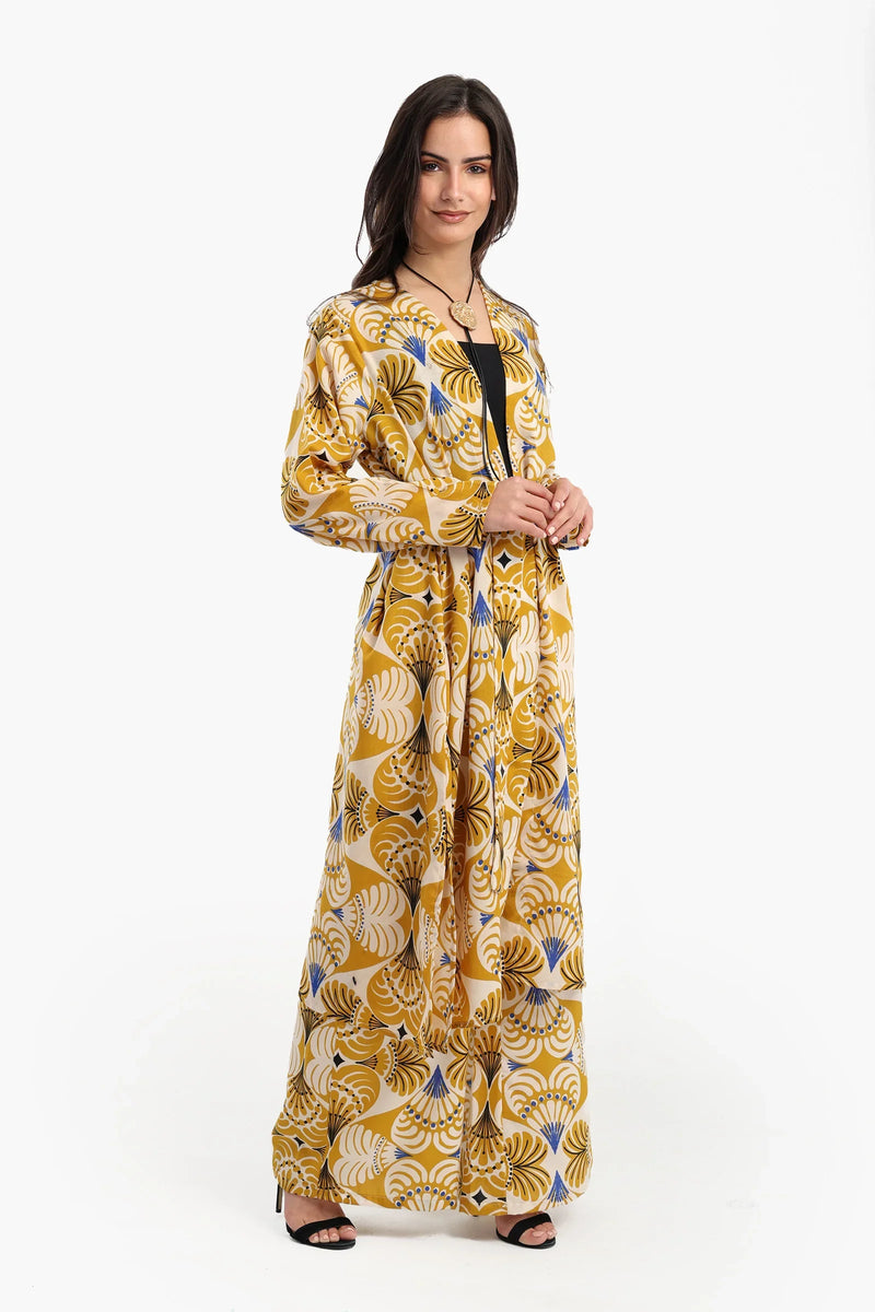 Cotton Printed Summer Kimono – Multicolor