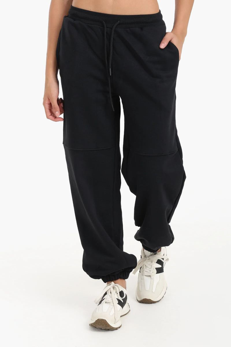 Milton Solid Lounge Pants – Black
