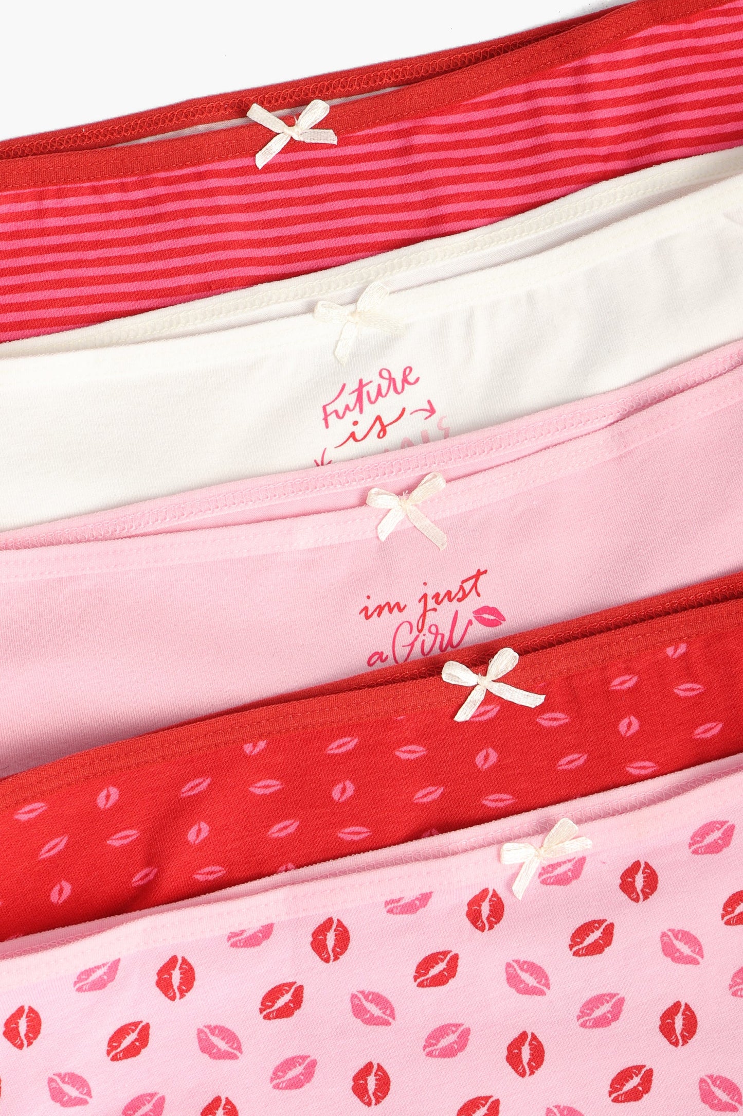 Pack of 5 Colored Brief Panties