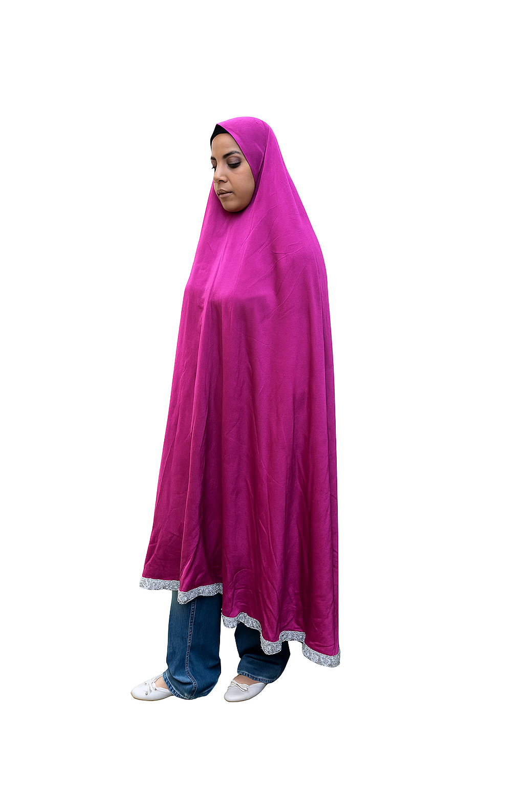Crepe Dahlia Isdal - Fuchsia