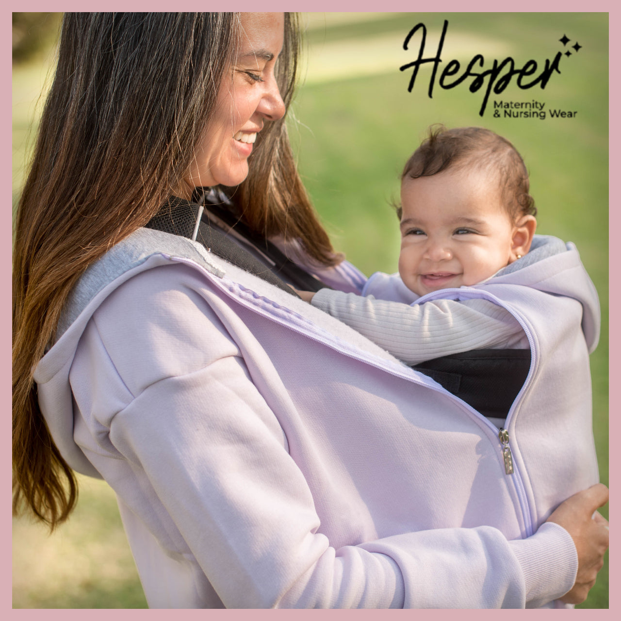 Cotton Melton Solid 3-in-1 Maternity & Baby-Carrier Jacket