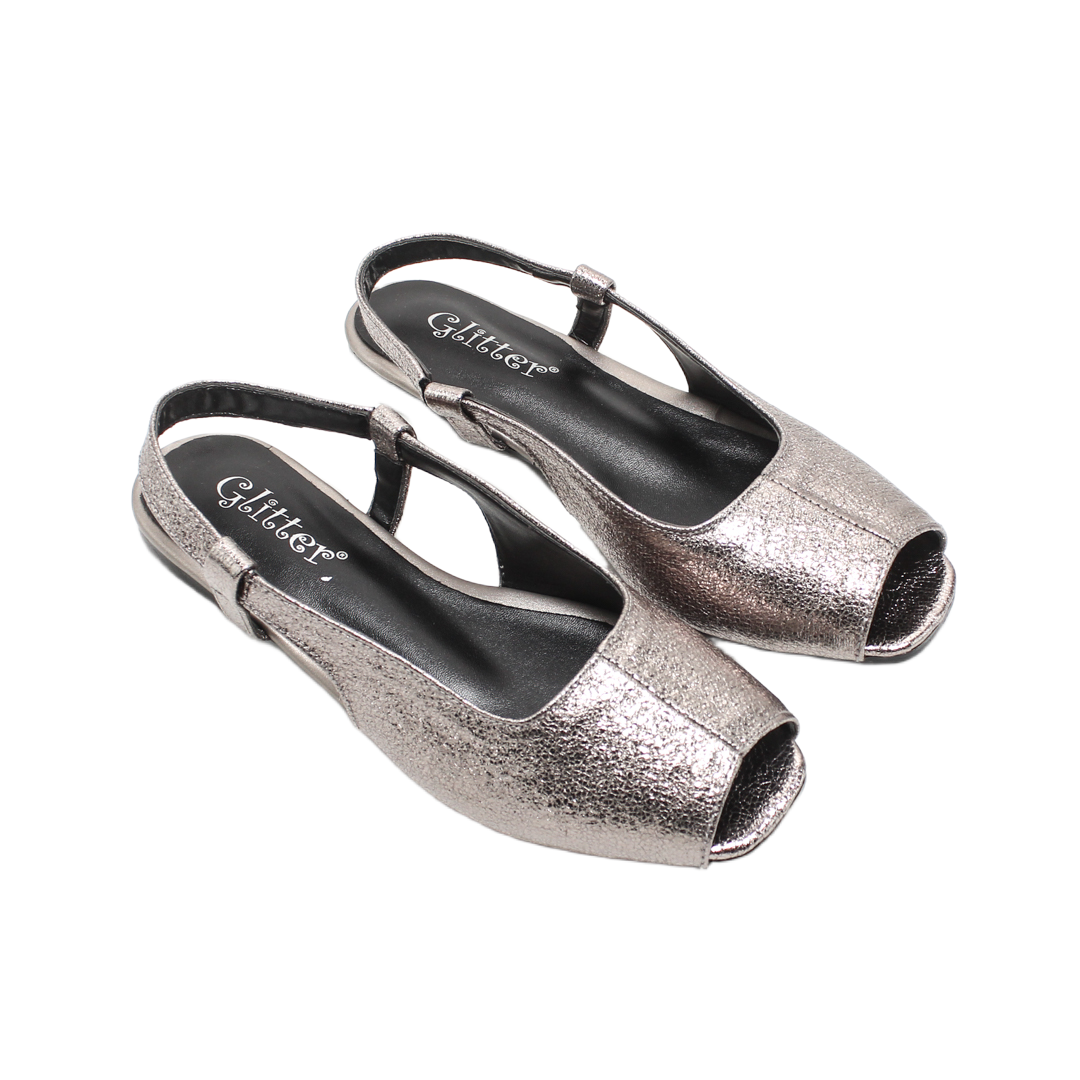 Slingback Flats – Grey