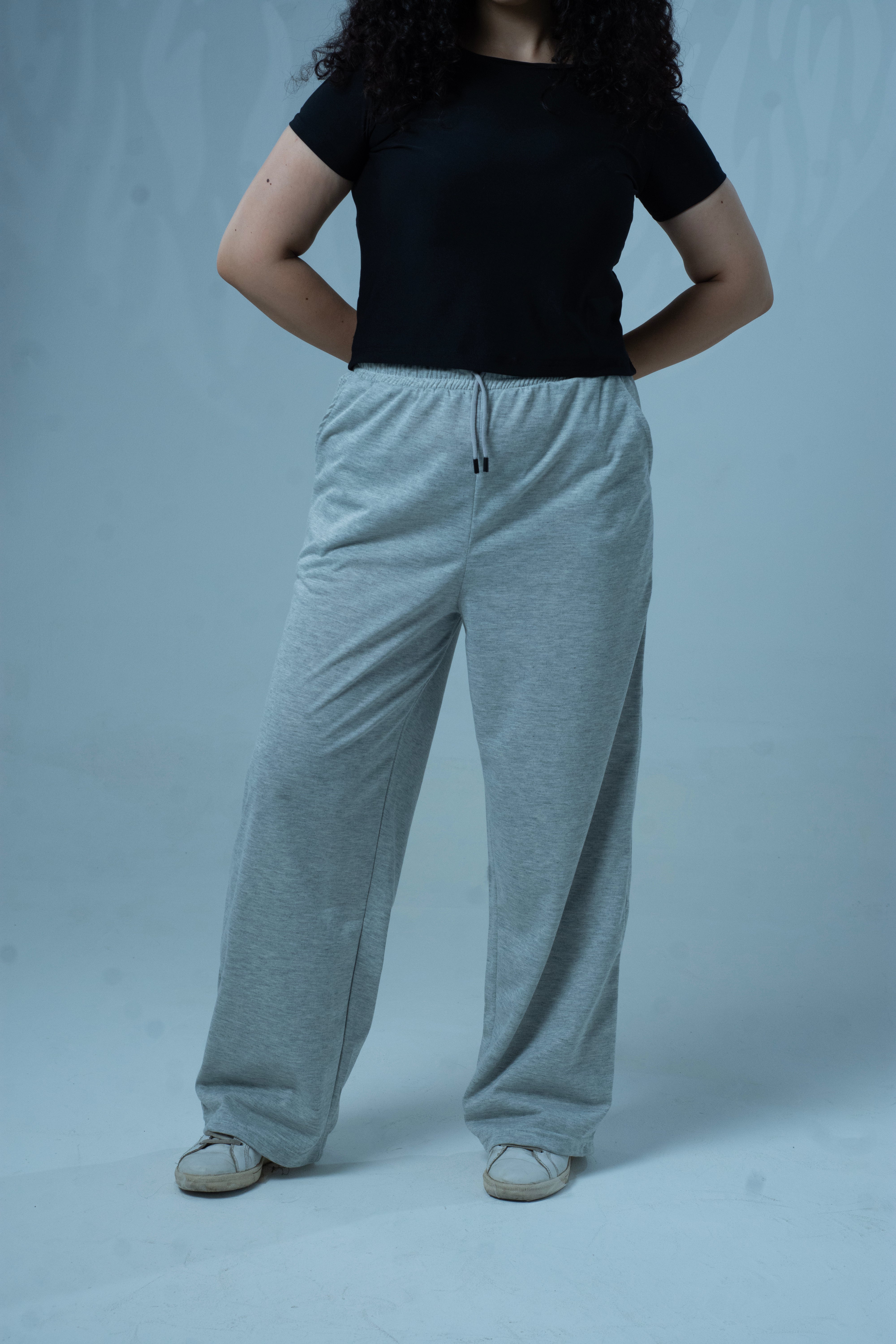 Cotton Comfy Pants - Grey