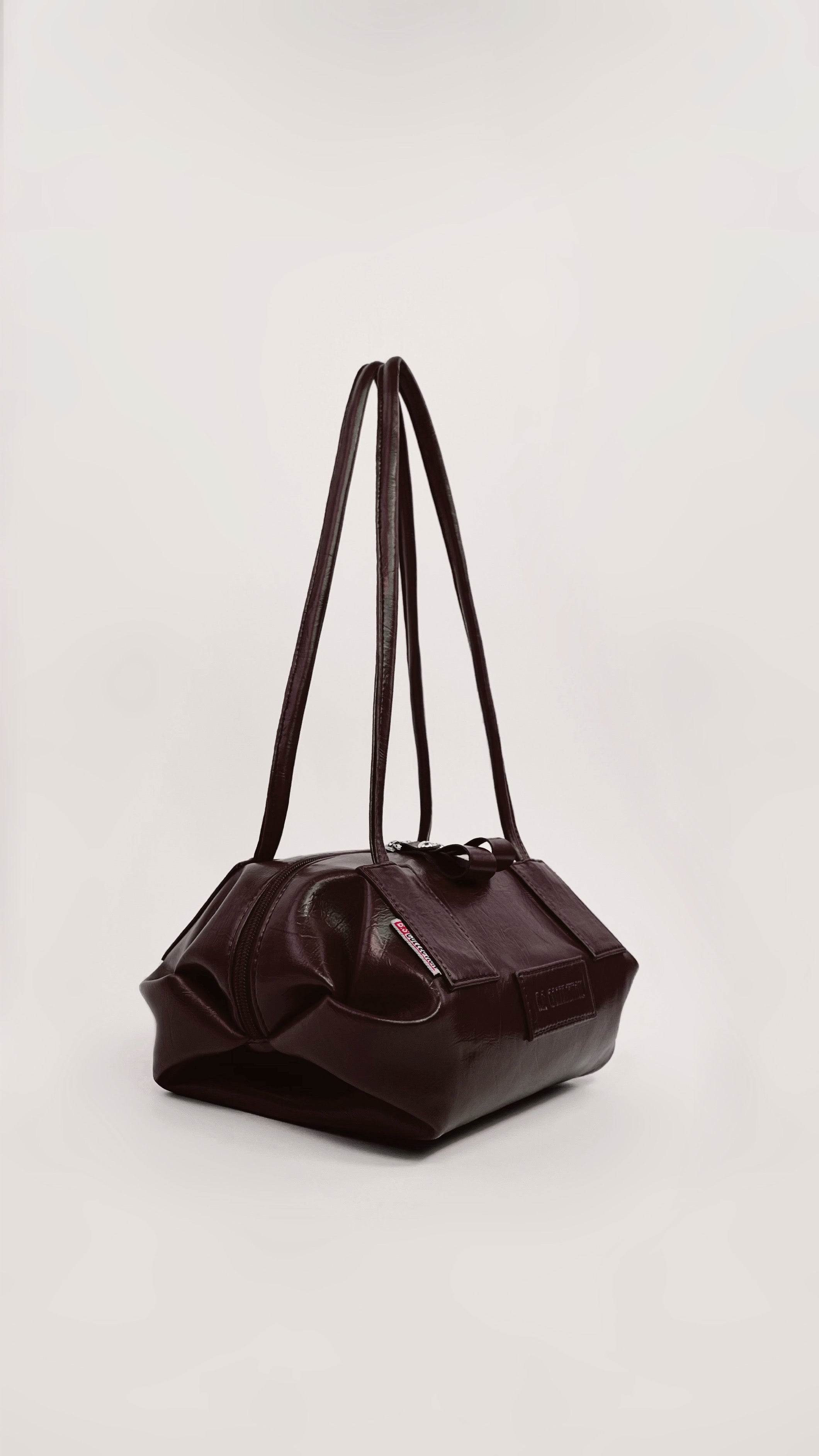 Minimalist Shoulder Bag - Brown