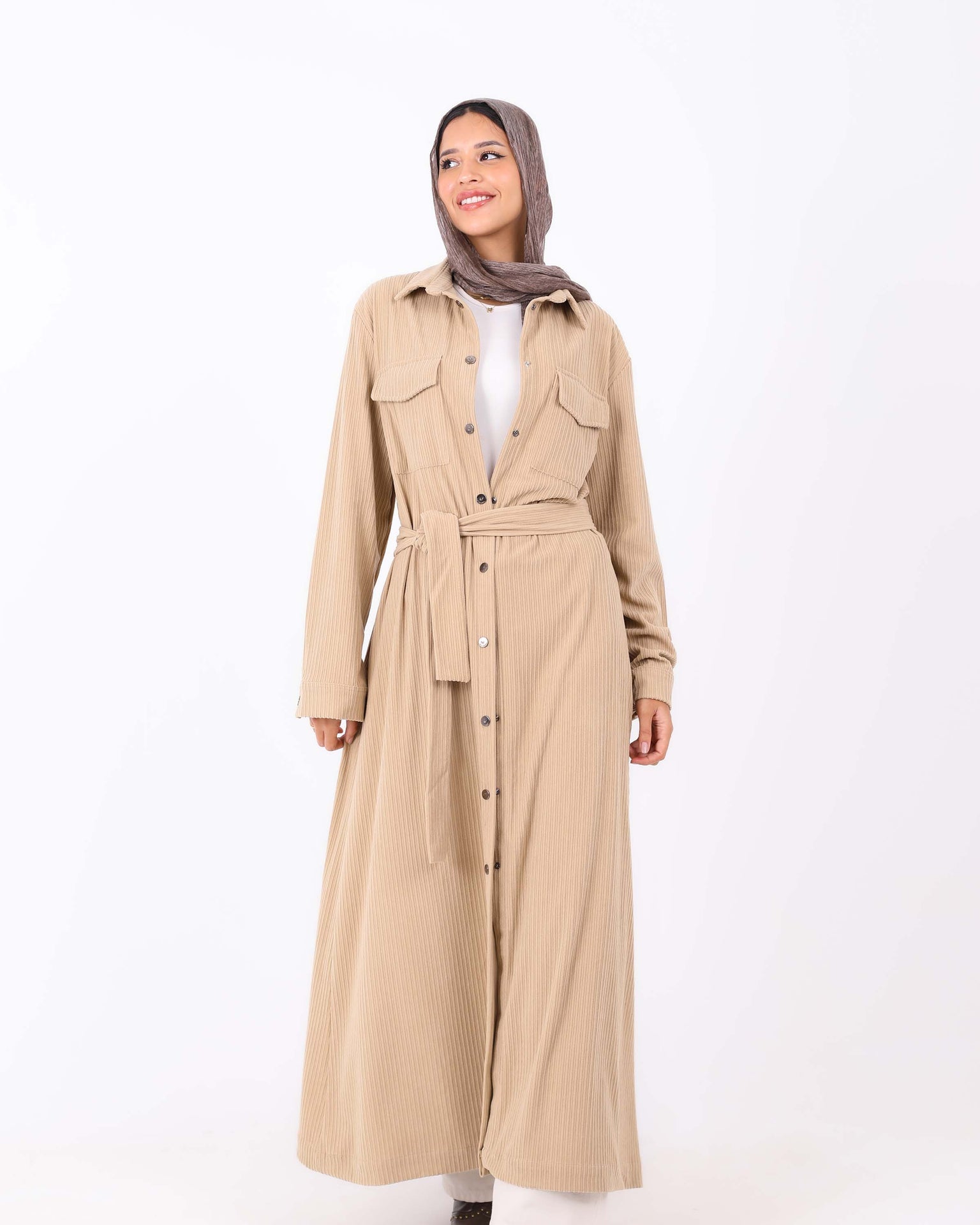Dress Shirt with Belt
