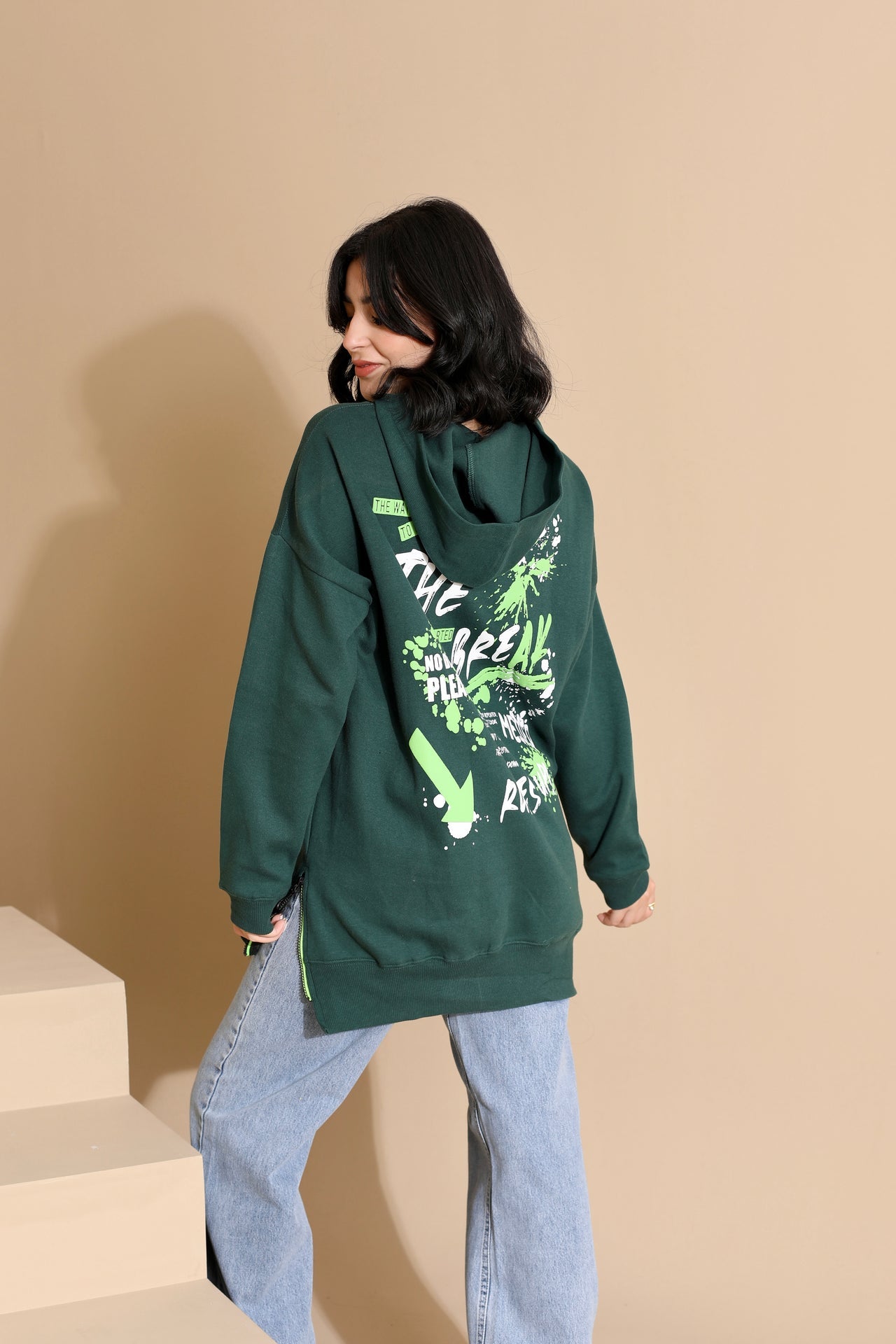 Printed hoodie