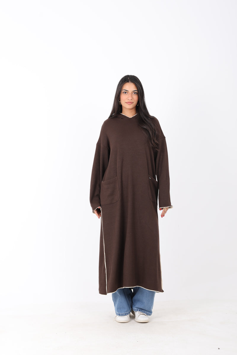 Long Hoodie with Two Pockets