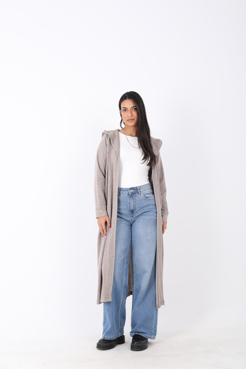 Minimal Long Hooded Layer