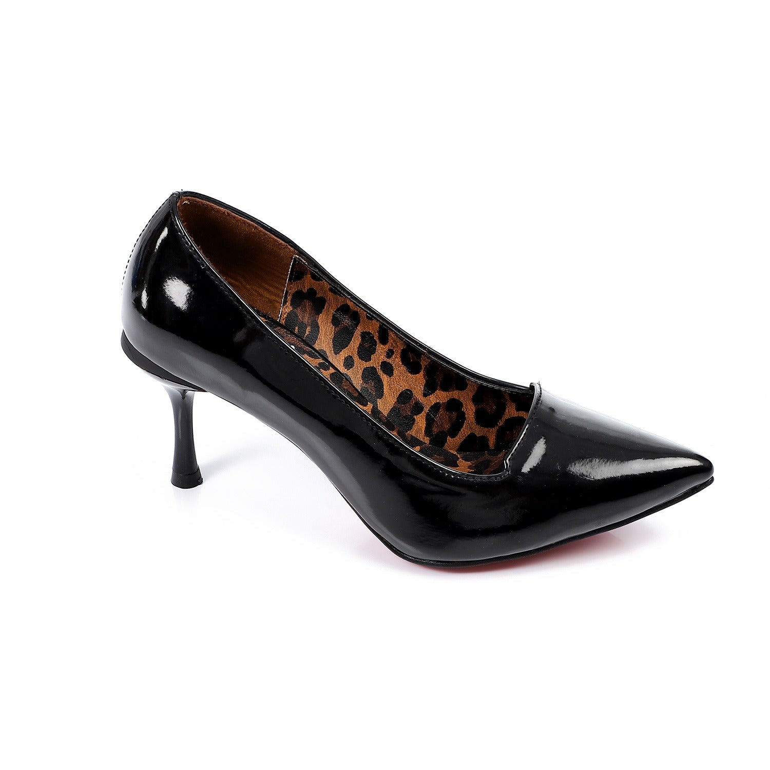 Verne Pointed Toe Slip-On Pumps – Black