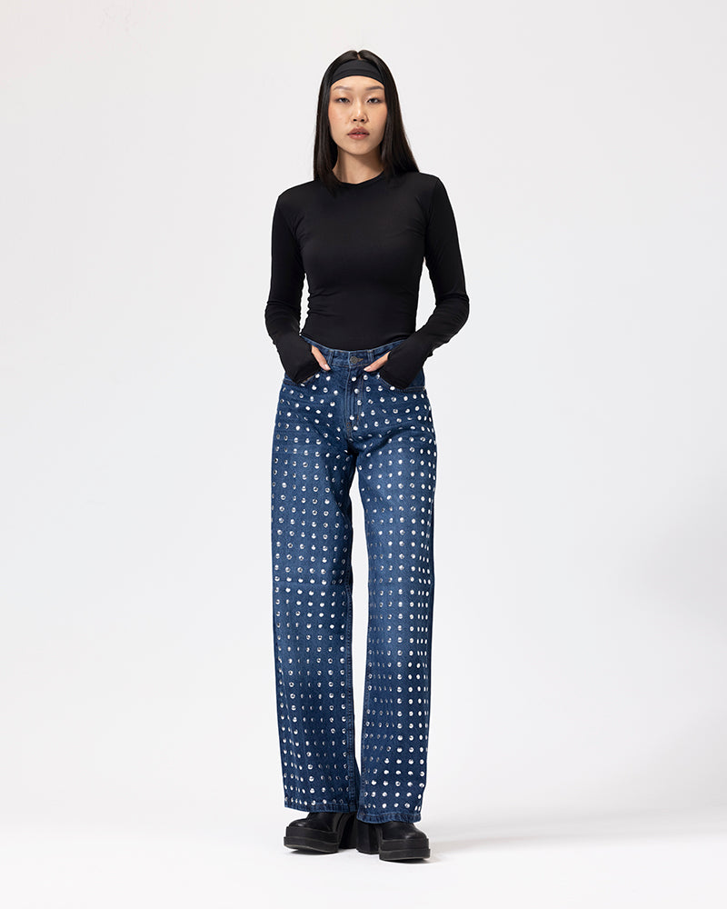Straight Cut Jeans - Blue