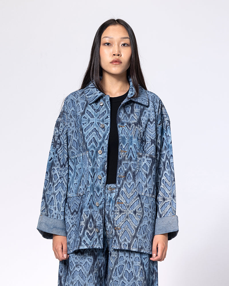 Denim Jakar Jacket - Dark Blue