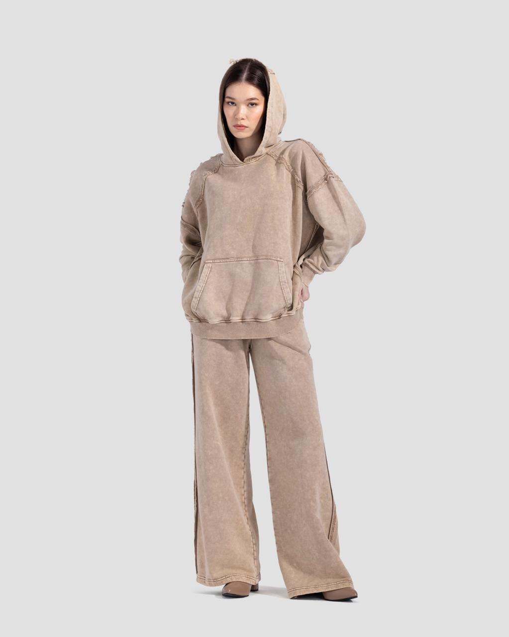 Cotton Washed Set - Light Beige