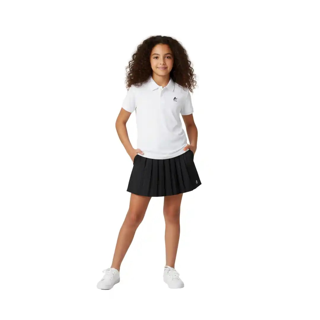Short Sleeve Polo T-Shirt - White
