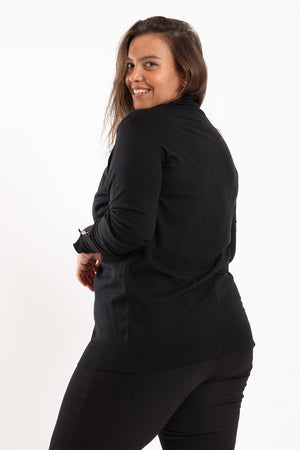 4 Buttoned Cuffs Pullover - Clue Wear