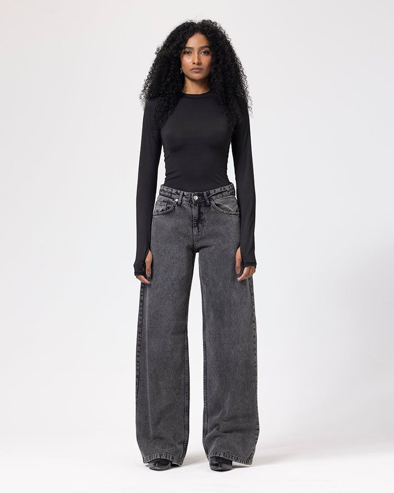 Denim Midnight Pulse Pants - Dark Grey