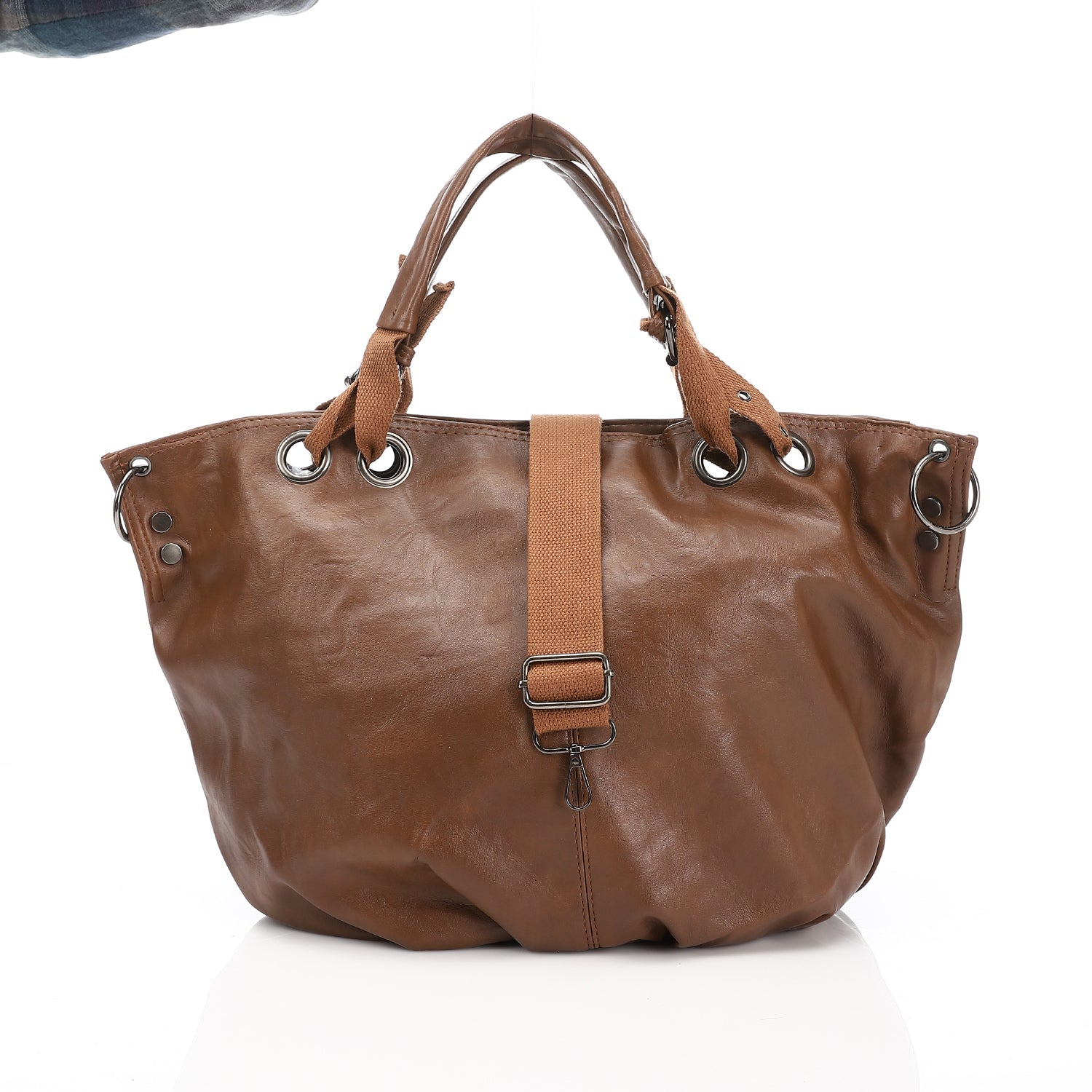 Oversized Multi-Functional Tote Bag - Brown