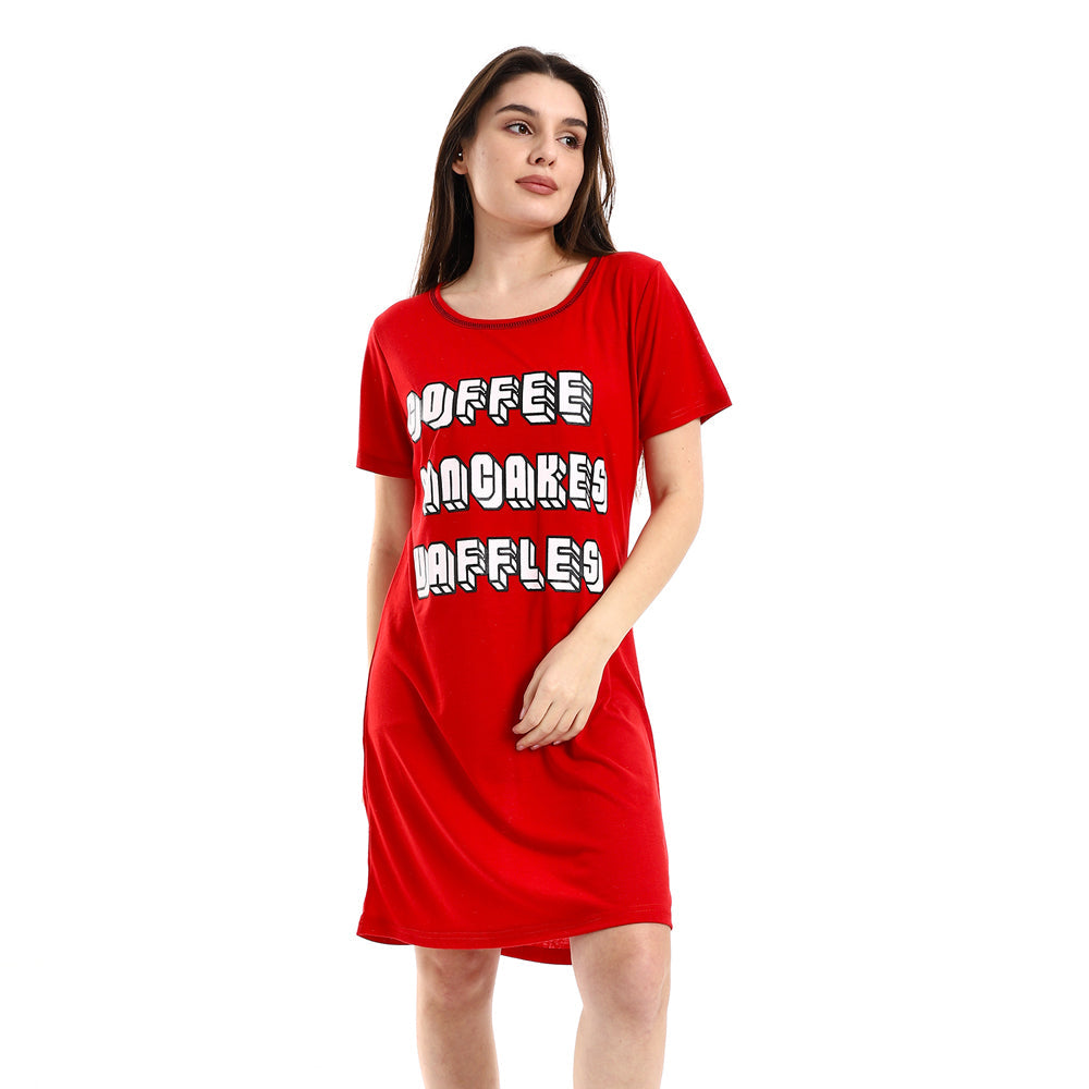 kady Slip On Printed Cotton Women Sleepshirt