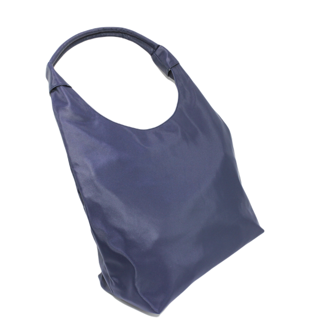 Canvas Slouchy Shoulder Bag - Blue