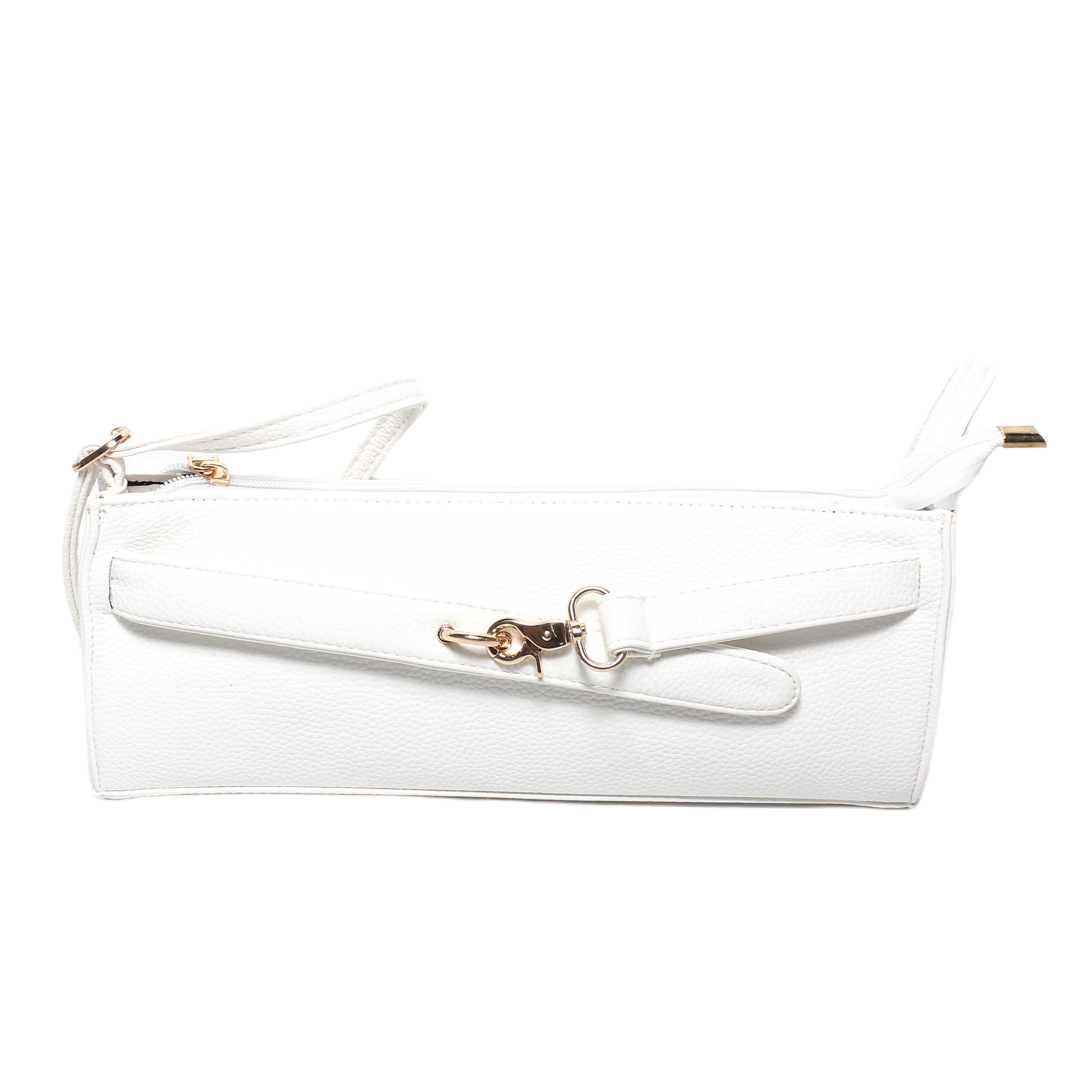 Minimalist Cross Bag - White