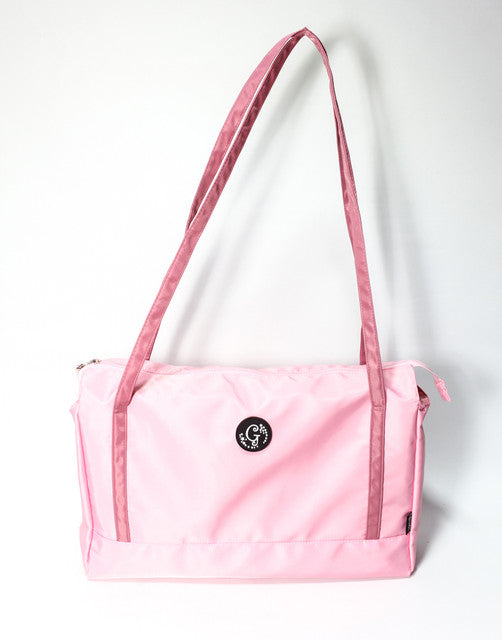 Canvas Shoulder Tote Bag - Pink