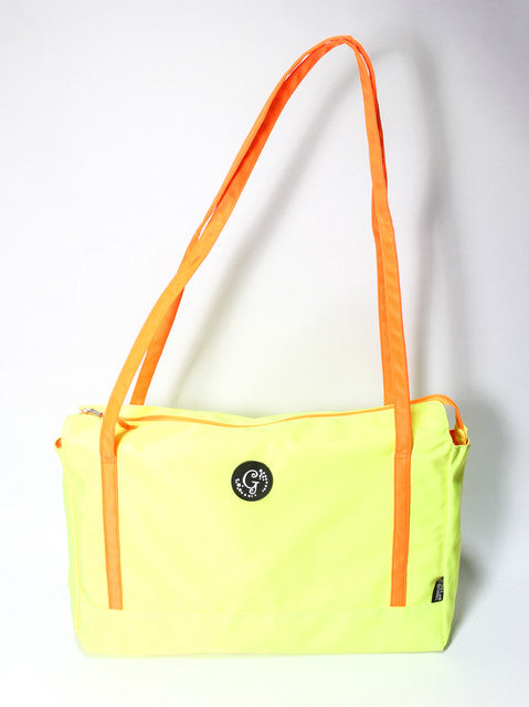 Canvas Shoulder Tote Bag - Yellow