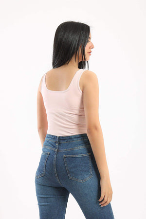 Sweetheart Neck Sleeveless Top - Carina - كارينا