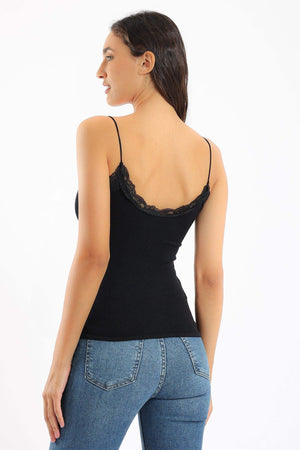 Plunge Round Neck Top - Carina - كارينا