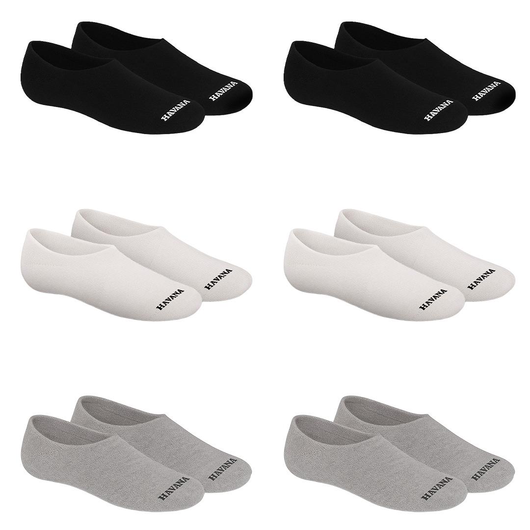 Cotton Invisible Socks – Pack of 6