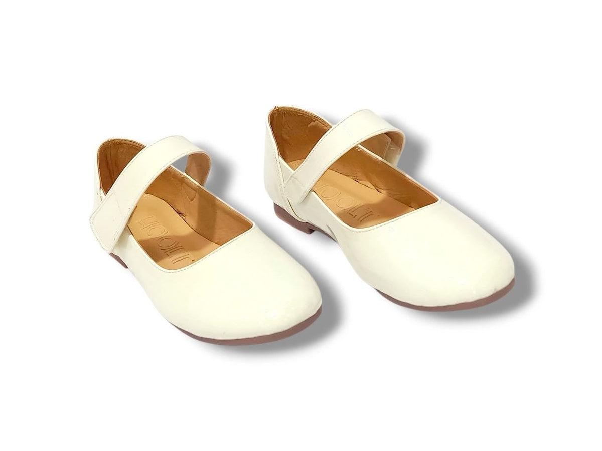 Patent Mary Jane Shoes - White