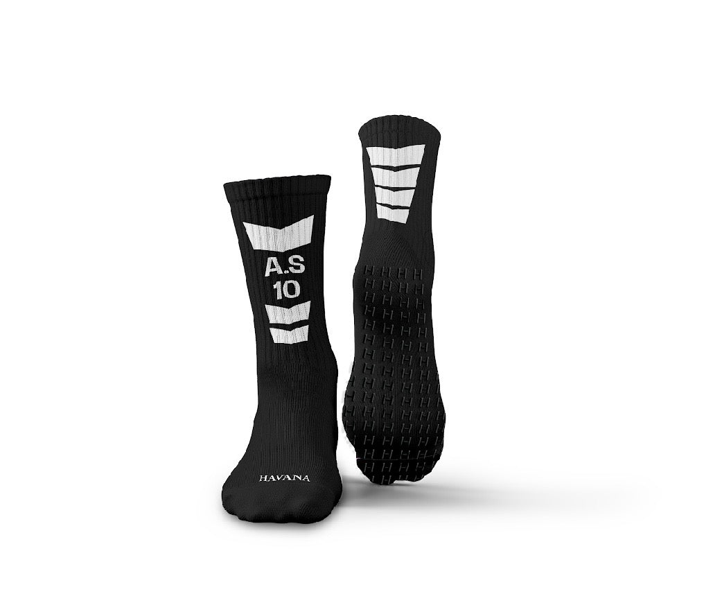 Customized Black Mid Calf Socks