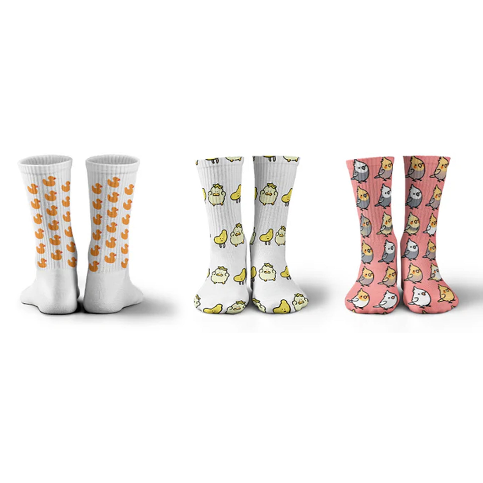 Cotton Crew Socks – Set Of 3